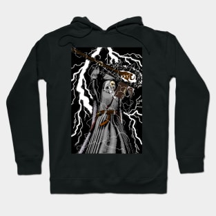 The Wizard - Traditional High Fantasy Wizard (Grey) Hoodie